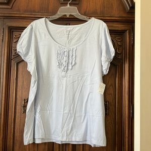 NWT IZOD light blue summer tops